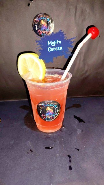 Mojito de cereza